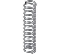 Prime-Line SP 9701 Compression Spring, Spring Steel Construction, Nickel-Plated Finish, 0.035 GA x 1/4 In. x 1 In. (6 Pack)