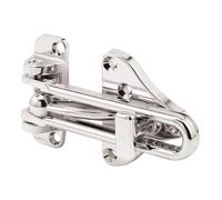 Prime-Line U 11318 Protezione per porta con barra girevole e serratura ausiliaria ad alta sicurezza, finitura cromata (confezione singola)