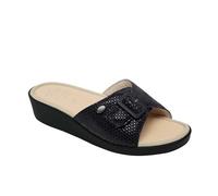 Prime Mango ciabatta regolabile blu navy Scholl Memory cushion -