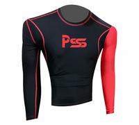 Prime Manica Lunga T-Shirt Armatura Corpo Compressione Rashguard Stretto Fit 809