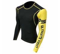 Prime Manica Lunga T-Shirt Armatura Corpo Compressione Rashguard Taglio Aderente