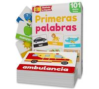 Prime Parole | Carte Educative Baby 1 2 3 Anni | Flashcard Prime Parole | Carte di apprendimento dei bambini | 101 Schede Uniche | Da 12 Mesi | Giocattolo Sviluppo Linguistico