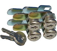 Prime Products 18-3319 - Serratura a camme con chiave, 3,8 cm, confezione da 4