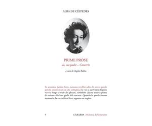 Prime prose. Io, suo padre. Concerto - [Casa Editrice Rocco Carabba]