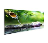Prime Quadro su tela Zen Giardino Massaggio pietre e ninfea da parete