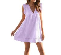 Prime Sales And Deals Today Clearance Abito Estivo Donna Cotone Vestiti Estivi Donna Mare Corti Abito Estivo Donna da Sera Abito A Spalle Scoperte in Pizzo Vestiti Lino Estivi Donna Open Box Deals