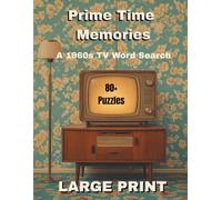 Prime Time Memories: A 1960s TV Word Search
