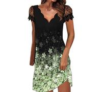 Prime Today Deals Abito Lungo da Sera Vintage Abito Animalier Donna Vestito Donna Cotone Vesti Donna Eleganti Vestiti Donna Estivi Maxi Vestiti Anni 20 Donna Lungo Clearance Items