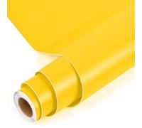 Prime Vinyl Pellicola autoadesiva in vinile plotter - 30 cm x 305 cm - giallo opaco pellicola autoadesiva permanente in vinile per silhouette cameo, maggior parte delle macchine da taglio