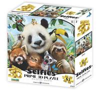 Prime3D Zoo Selfie Puzzle 3D da 63 pezzi per un divertimento coinvolgente, colle