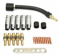 PRIMEGA 24 Pz 0.8 Contatto Contatto MIG Saldatura Contatto Saldatore Kit Di Consumabili Saldatura Compatibile per Binzel 15AK Pistola Della Torcia Di Saldatura