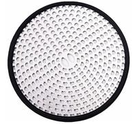 PRIMEGA Copertura in Maglia di Scarico del Pavimento in Maglia Filtro in Acciaio Inox Anti-Capelli 110mm pezzo di Scarico del Suolo a Mezzaluna