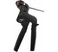 PRIMEGA Pistola per fascette in acciaio inox, pinza per fascette per cavi strumento per fascette in acciaio inossidabile con funzione di taglio per
