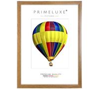 PrimeLuxe Cornice per foto in legno 22 x 30 cm (dimensione immagine) in rovere rustico | Colore e dimensione selezionabili | Cornice per poster | Puzzle | Foto collage | PRODUZIONE TEDESCA