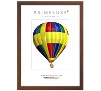 PrimeLuxe Cornice portafoto in legno 70 x 90 cm (dimensione immagine) in wengè marrone | Colore e dimensioni selezionabili | per poster | Puzzle | collage di foto