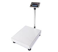 PrimeMatik - Bilancia industriale con piattaforma di 60x80cm 600Kg acciaio inossidabile