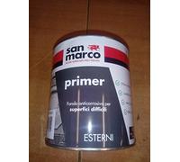 Primer aggrappante San Marco. Confezione 750 ml. Fondo aggrappante per vernicare Le superfici Dove Le Vernici Tradizionali tendono a sfogliare: lamiera zincata, Rame, leghe Leggere, PVC.(a solvente)