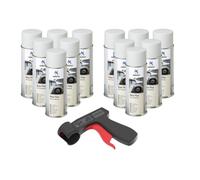 Primer Fissativo Riempitivo Baso+ Vernice Antiruggine Spray 12x 400ml + PG