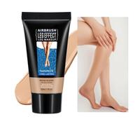 Primer per gambe waterproof no transfer, lozione per gambe, trucco per coprire le vene, trucco coprente per gambe a lunga durata per (Medium sheen)