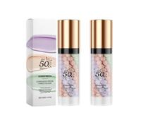 Primer per il Trucco Correttivo, SPF 50, Base Trucco Idratante per il Controllo Dell'olio, Siero per il Viso, Minimizza i Pori e Corregge il Tono Della Pelle, Crema Correttore Isolante con Protezione