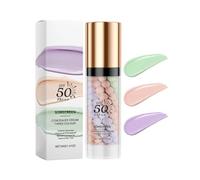 Primer per il Trucco Correttivo, SPF 50, Base Trucco Idratante per il Controllo Dell'olio, Siero per il Viso, Minimizza i Pori e Corregge il Tono Della Pelle, Crema Correttore Isolante con Protezione
