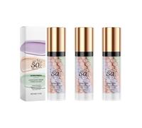 Primer per il Trucco Correttivo, SPF 50, Base Trucco Idratante per il Controllo Dell'olio, Siero per il Viso, Minimizza i Pori e Corregge il Tono Della Pelle, Crema Correttore Isolante con Protezione