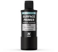 Primer per superfici in poliuretano acrilico a base acqua Vallejo Primer nero lu