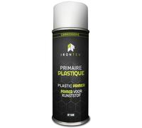 Primer Spray per Plastica Carrozzeria - IRONTEK - 400ml | IT128 | Adesione Forte | Trasparente | Paraurti e Specchietti