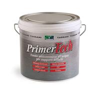 PRIMER TECH GRIGIO TASSANI 0,5 LT PITTURA FONDO ANTICORROSIVO ALL'ACQUA PER LAMIERA, ALLUMINIO, RAME, OTTONE, PLASTICA...