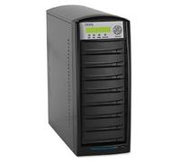 Primera DUP-08 Black Edition Copiatrice CD/DVD Tower Con 8 Unità, 1 Lettore