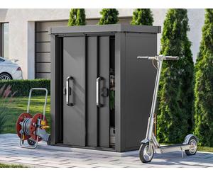 PRIMEYARD 120 x 78 cm Armadio da esterno L, antracite - (GFPV00921)