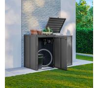 PRIMEYARD 168 x 84 cm Copri bidoni della spazzatura, antracite - (GFPV01102)