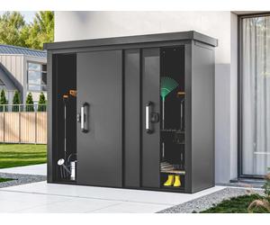 PRIMEYARD 210 x 78 cm Armadio da esterno XL, antracite - (GFPV00928)