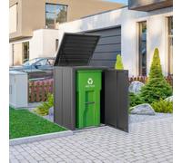PRIMEYARD 84 x 84 cm Copri bidoni della spazzatura, antracite - (GFPV01000)