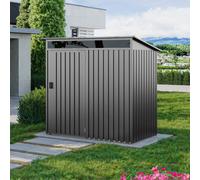 PRIMEYARD Casetta da giardino 180 x 100 cm, grigio perla - (GFPV01007)