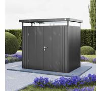 PRIMEYARD Casetta da giardino 210 x 150 cm, grigio ombra metallizzato - (GFPV00981)
