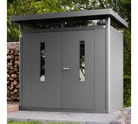 PRIMEYARD Casetta da giardino 228x180 cm, antracite - (GFPV00903)