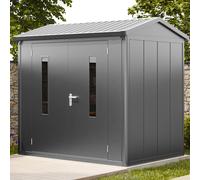 PRIMEYARD Casetta da giardino 228x180 cm, antracite - (GFPV00918)