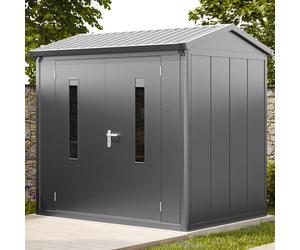 PRIMEYARD Casetta da giardino 228x180 cm, antracite - (GFPV00918)