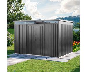 PRIMEYARD Casetta da giardino 260 x 200 cm, grigio perla - (GFPV01012)