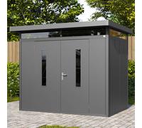 PRIMEYARD Casetta da giardino 263x180 cm, antracite - (GFPV00904)