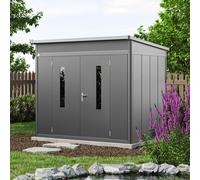 PRIMEYARD Casetta da giardino 263x180 cm, antracite - (GFPV00911)