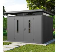 PRIMEYARD Casetta da giardino 298x298 cm, antracite - (GFPV00907)