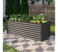 PRIMEYARD Eco 190 x 70 x 65 cm Orto rialzato, acciaio, antracite - (GFPV00962)