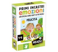 Headu - Primi Incastri Emozioni - Manualità e Curiosità per i più Piccoli, per Bambini 1-4 Anni, Un Gioco Educativo Made in Italy