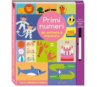 Primi numeri. Scrivi cancella & riscrivi. Ediz. a colori. Con pennarello magico