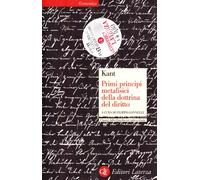Primi principi metafisici della dottrina del diritto. Testo tedesco a fron...