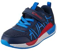 Primigi B&G Mega, Scarpe da Ginnastica, Blu/Rosso (Navy/Red), 24 EU