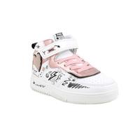 PRIMIGI B&G Player, Stivaletto Donna, Bianco-Rosa, 34 EU