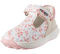 Primigi Baby Float, Scarpe da Ginnastica Bimba 0-24, Bianco-Corallo, 20 EU